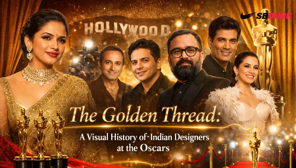 The Golden Thread History of Indian Designers at the Oscars
